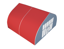 РусТент - Тентовый ангар 10x10 (100м²)