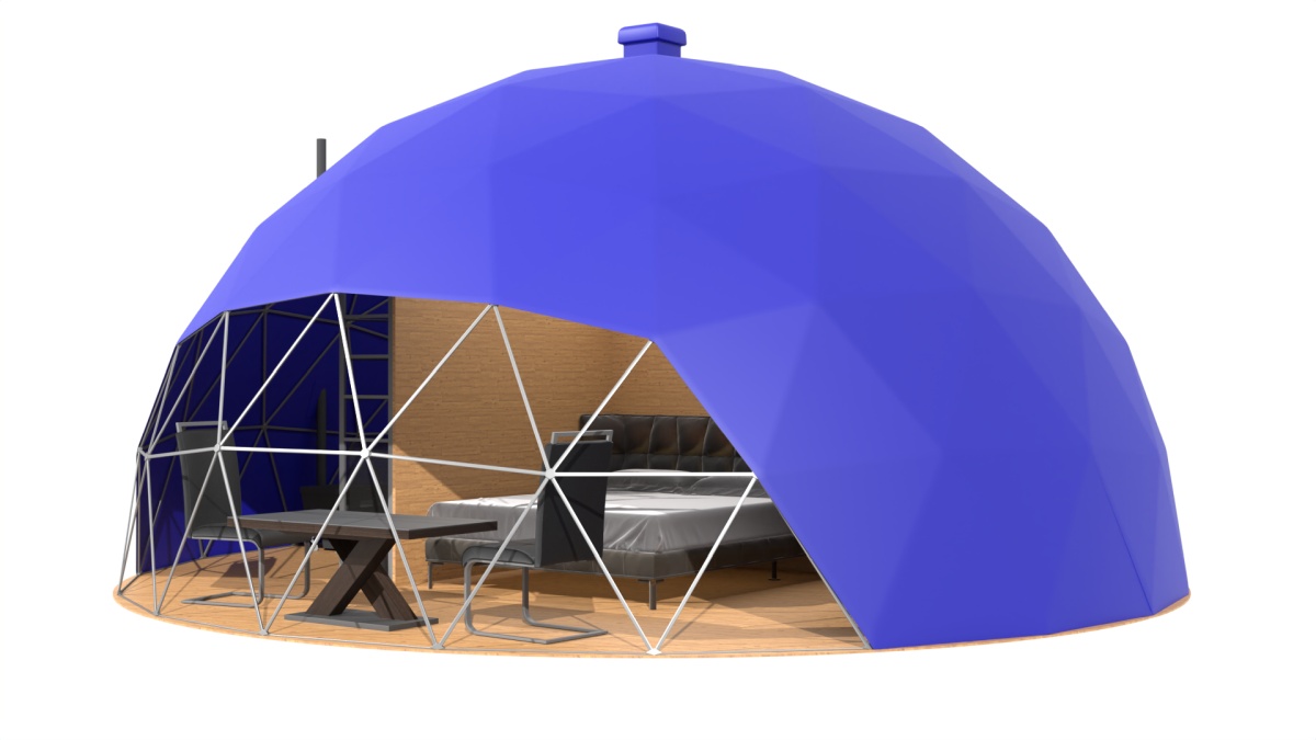 РусТент - Глэмпинг шатер D6 - 30 м²