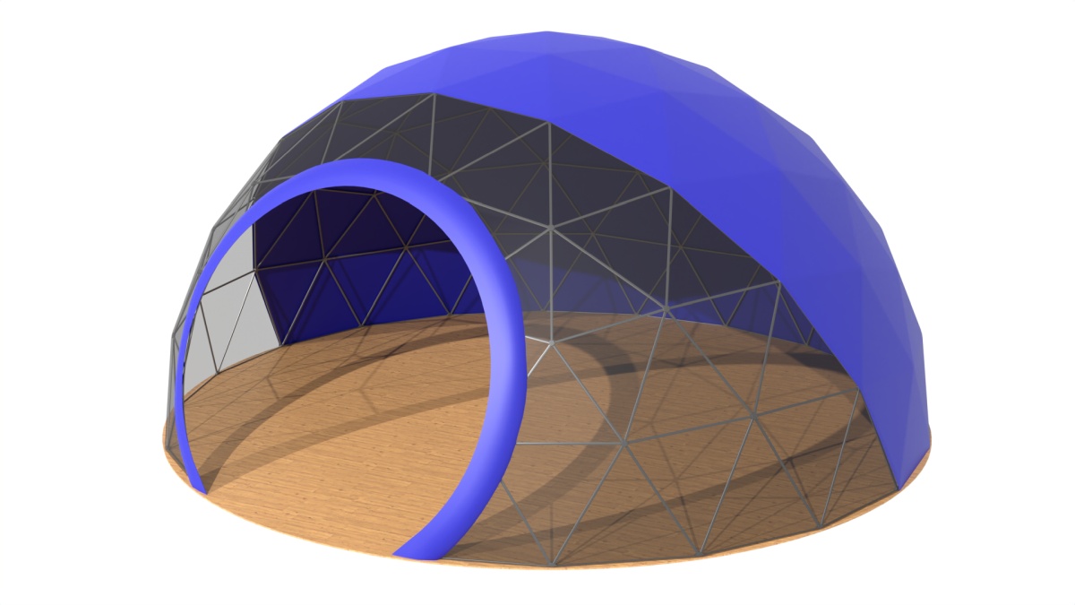 РусТент - Сферический шатер D6 (28 м²)